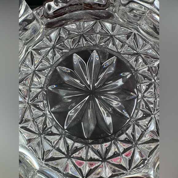 Hofbauer Byrdes The Ruby 8 1/4" Bird Console Footed Vase Bowl Crystal Servware - Picture 12 of 16